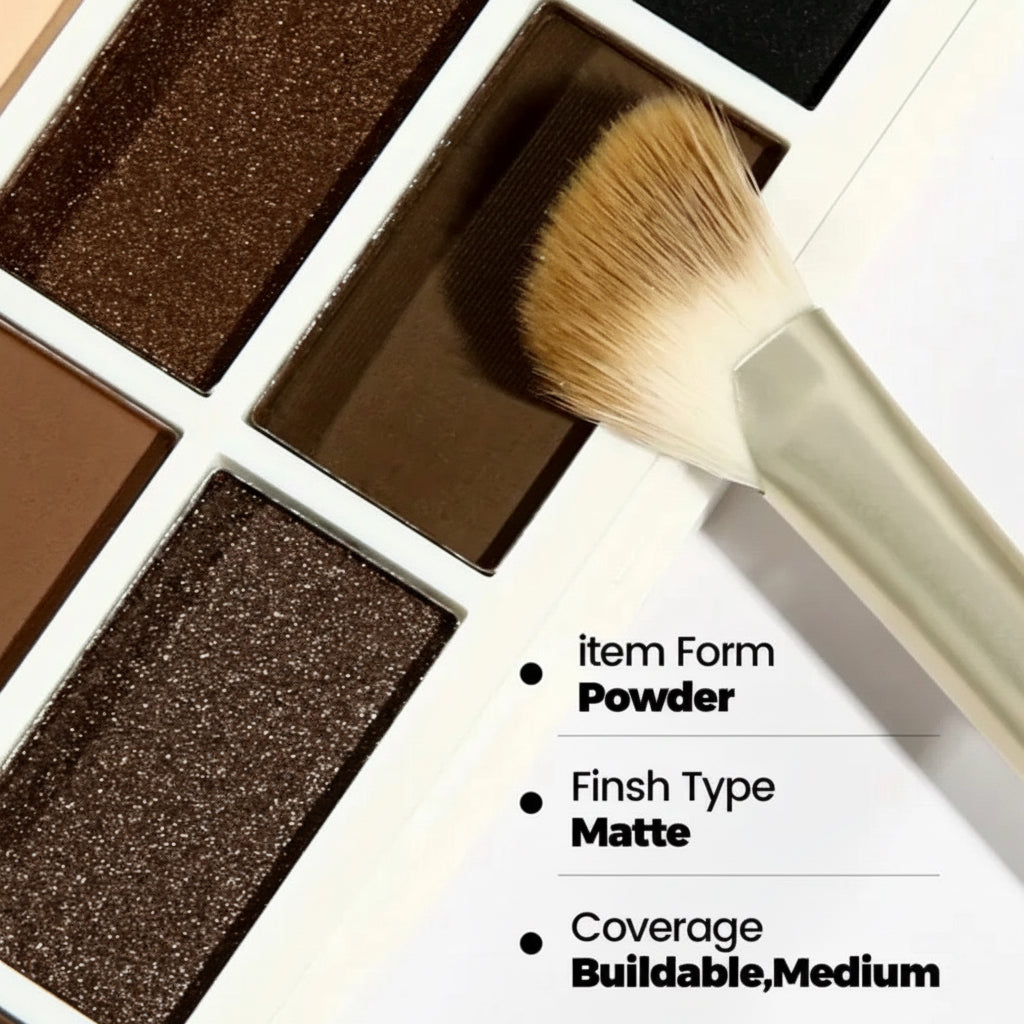 The Gold Glam Pod Cool Story 12-Shape Eyeshadow Palette