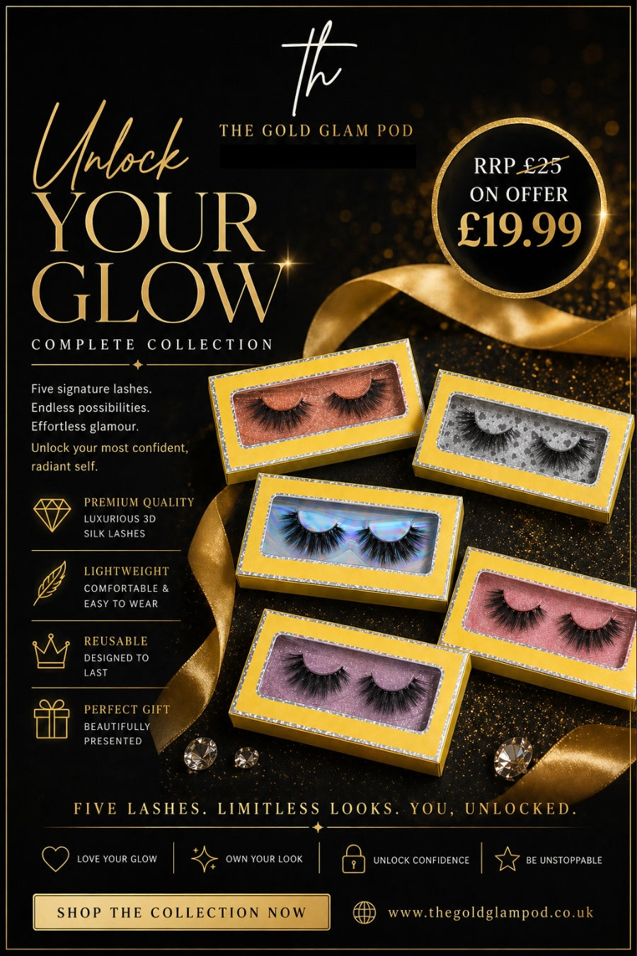 UNLOCK YOUR GLOW COMPLETE LASH COLLECTION