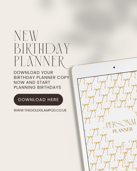 Birthday Planner Digital Printable